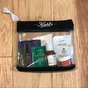 NWT Kiehl’s Travel Bag & 8 Samples